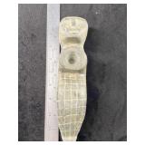 Engraved Stone Human Effigy Pipe Indian Artifact A