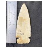 Dovetail Indian Artifact Arrowhead