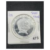 One Ounce Silver Round Trump Coin