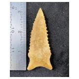 Dalton Indian Artifact Arrowhead