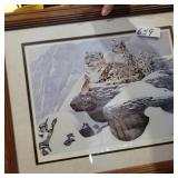 384/1950 LEOPARDS PRING 23" X 19"