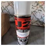 (6) j2 super gloss white spray paint