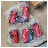 (5) RED 1"X2" MARKER LIGHTS