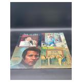 Vintage Country Vinyl Records W/ Jerry Lee Lewis