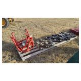 Misc. Pallet of Fertilizer Spreader Parts