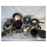 Assortment of pots and pans