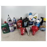 Automotive oils and cleaners