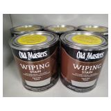 5 Old Masters 1 qt Wiping Stain Aged Oak