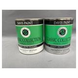 2 qt Davis Paint Heavy Duty Enamel safety paint