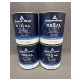 4- qt Benjamin Moore Regal Interior Eggshell base