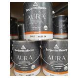 3 gal Benjamin Moore Aura Exterior Satin Paint