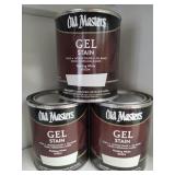 3 Old Masters 1 qt Gel Stain Pickling White