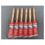 6- Wooster Ultra/Pro  Angle Paint Brushes , 1.5in