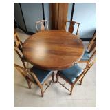 53" Extendable Dinning Table & 6 Chairs