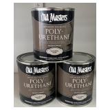 3 Old Masters 1 qt Polyurethane Semi-Gloss