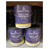 3 Gallons - Benjamin Moore Waterborne Ceiling