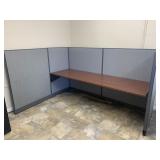 Grey Cubicle 56.5" T ï¿½ 16.5