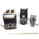 Group small appliances toaster,can opener, c