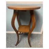 Solid Wood Round Lamp Table