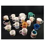 Large Group of Assorted Coffee Mugs