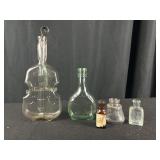 5PC lot of antique medicine bottles