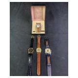 Group of 4 Menï¿½s Wrist Watches