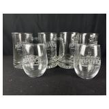 6PC lot of The Mighty Popovich beer glasses