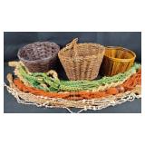 Vintage Planter Baskets & Hangers