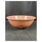 Vintage Pyrex Corning Large pink/brown Bowl