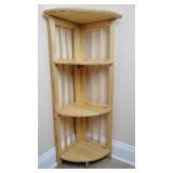 Folding Wood Corner Shelf