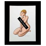 Eugene Mumaw Nude Blue Eyed Girl Pin Up Art