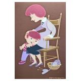 Eugene MUMAW - Mother & Son Cartoon Art