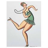 Eugene Mumaw Flapper Girl Cartoon Pin Up Art