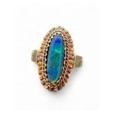 14K Rose Gold & Opal Ring