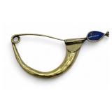 Goudji Sterling Silver Fibula Brooch