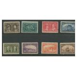 Canada 1908 #96 / #103 MH Quebec Tercentenary Issu