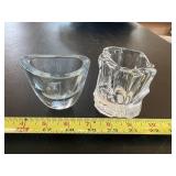2 Small Glass Bowls