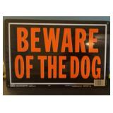 Beware of Dog Sign