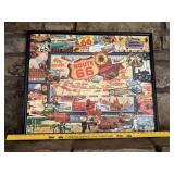 Route 66 Framed Puzzle