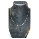 Gold Tone Chain Necklace