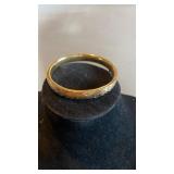 Gold Tone Bangle