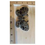 Extra Large Jeweled Butterfly Brooch