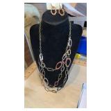 Multi-tone Metal Jewelry Set