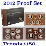 2012 United States Mint Proof Set; 14 pcs