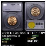 2009-D Position B Sacagawea Dollar $1 TOP POP! Gra