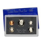 1983 United States Mint Proof Set 5 coins