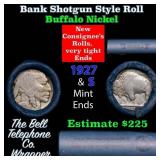 Buffalo Nickel Shotgun Roll in Old Bank Style 