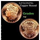 1oz .999 Fine Copper Bullion Round - Morgan Dollar