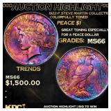 ***Auction Highlight*** 1922-p Peace Dollar Steve