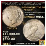 ***Major Highlight*** 1925-s Peace Dollar Near Top